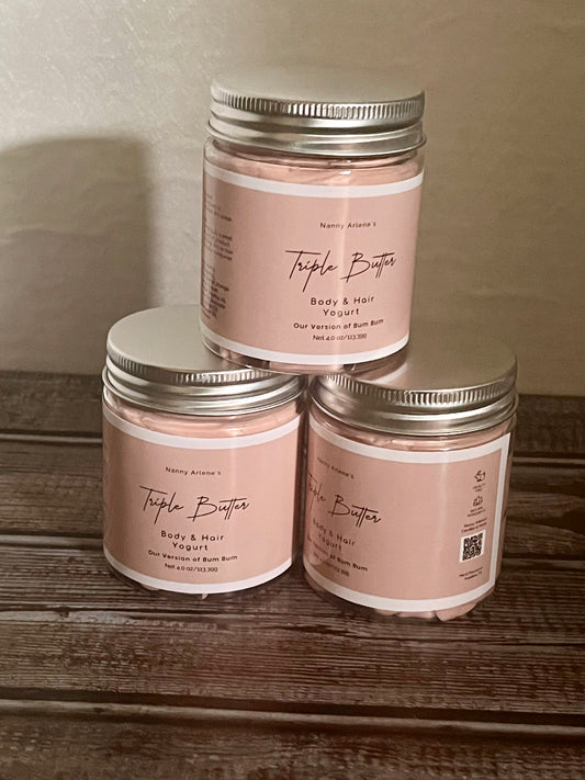 Body & Hair Yogurt-Our Version of Bum Bum 8 oz