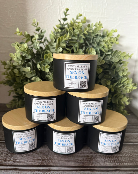 8 oz Sex On The Beach Coconut Apricot Soy candle