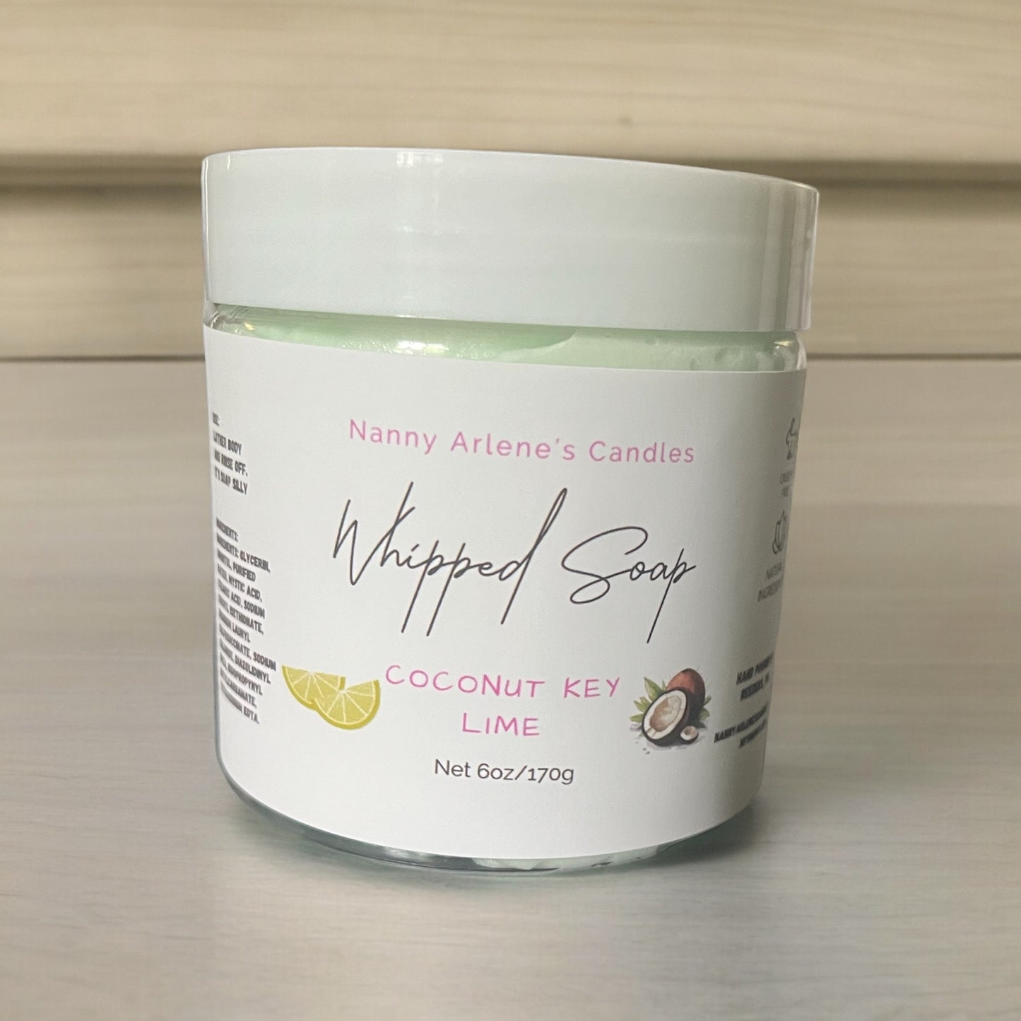Coconut Key Lime Whipped Soap