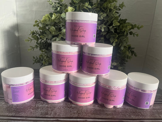 6 oz Good Girl type Whipped Soap
