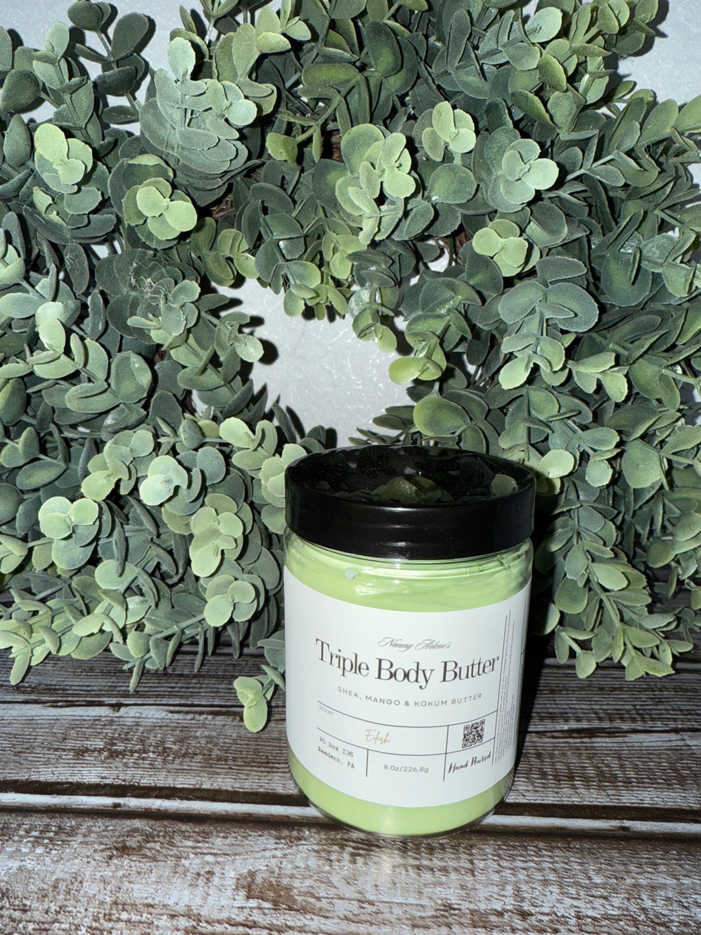 8 oz Triple Body Butter scented in the dupe fragrance of Eilish