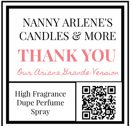 Women's DUPE of Thank You by Ariana Grande