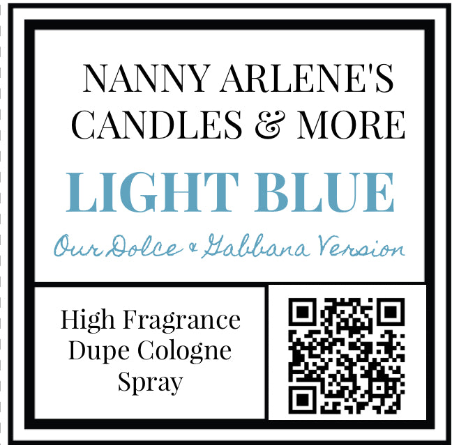 Men's DUPE Light Blue Spray Cologne