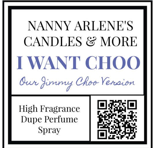 Women's DUPE of I Want Choo by Jimmy Choo
