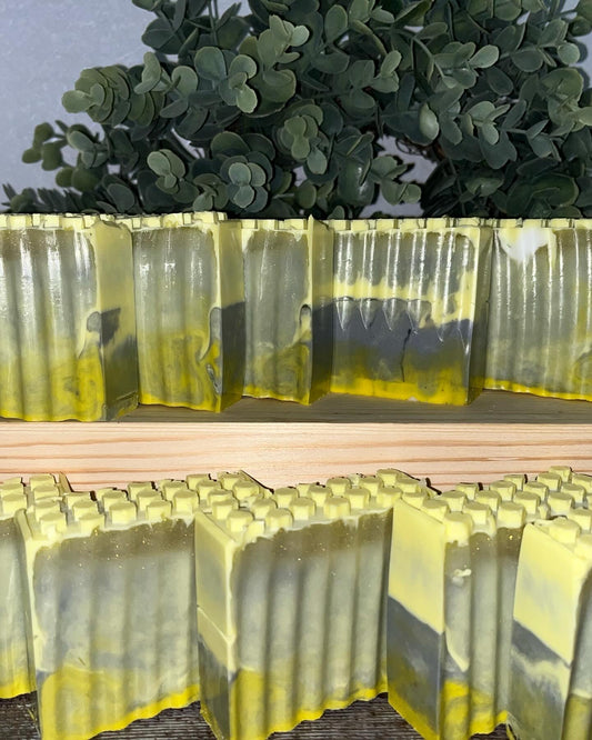 Shea Butter, Olive Oil & Hempseed Soap with Activated Charcoal